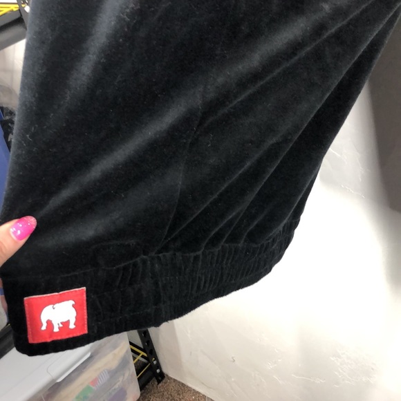 NWT American Stitch black velour snap crew neck sweatshirt size large - Picture 7 of 13